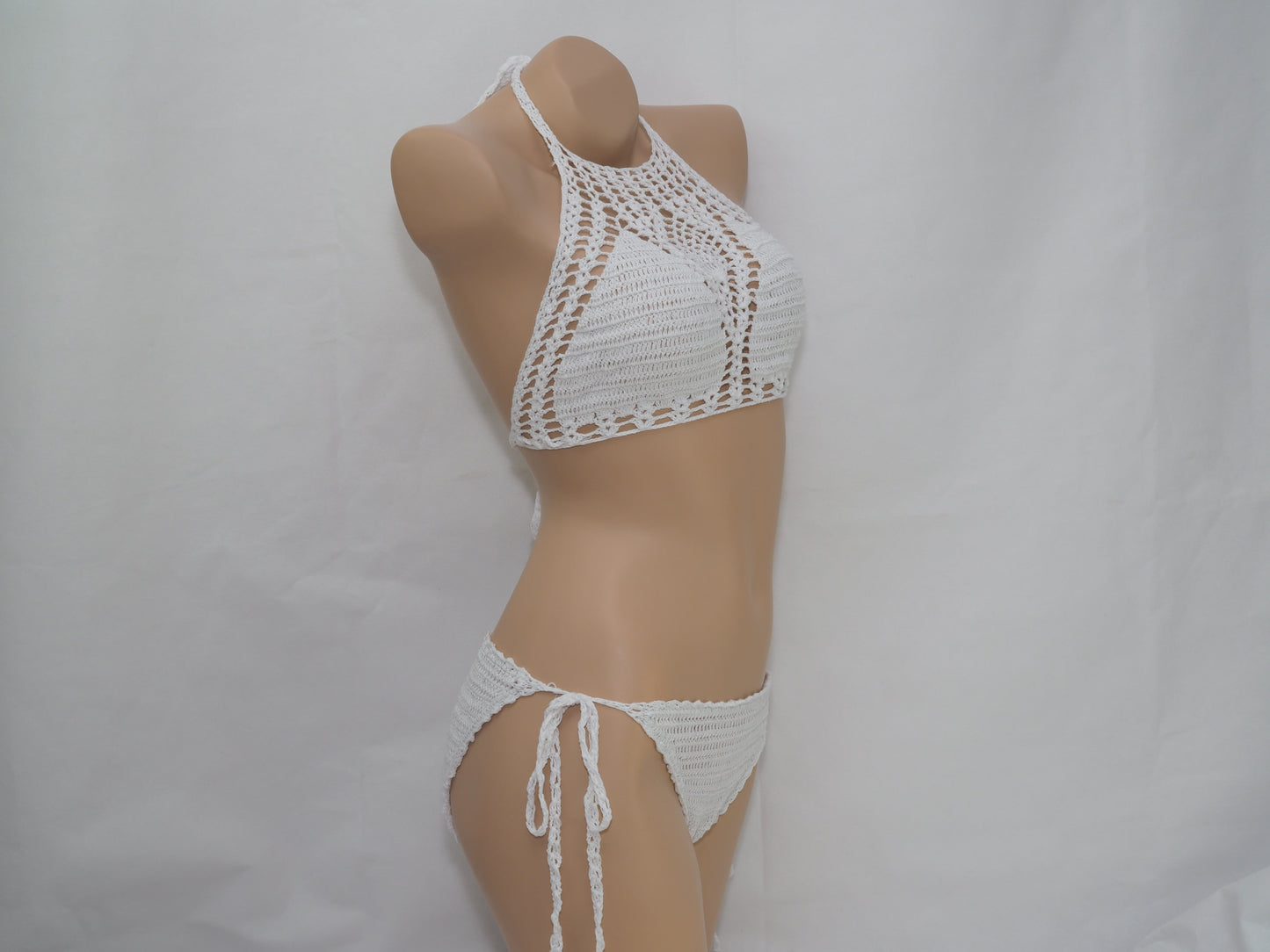 Triangle Tassel Bikini Crocheted Swimwear Sexy Knitting Bikini