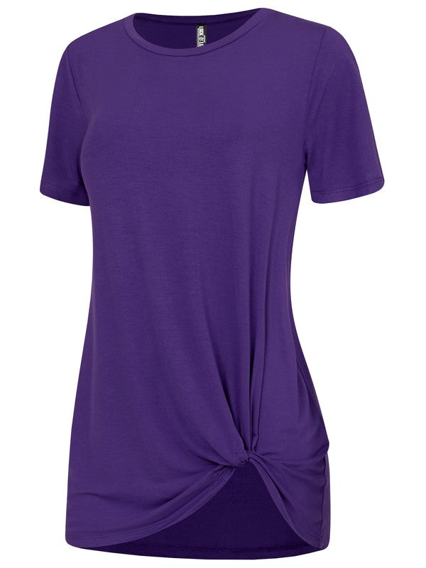 Women's Casual Shirts Twist Knot Tunics Tops