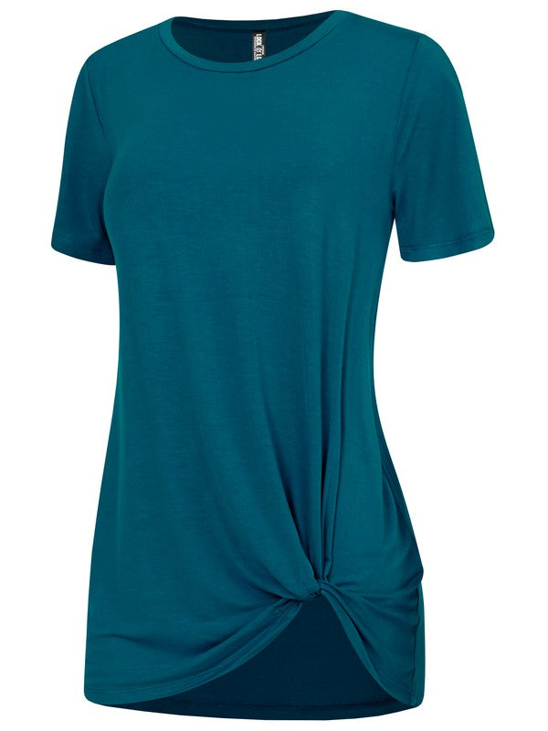 Women's Casual Shirts Twist Knot Tunics Tops