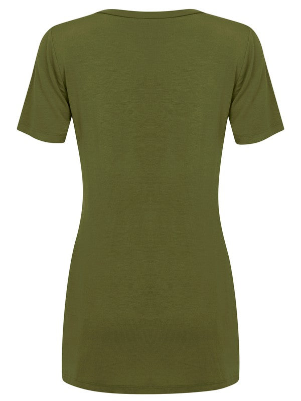 Women's Casual Shirts Twist Knot Tunics Tops