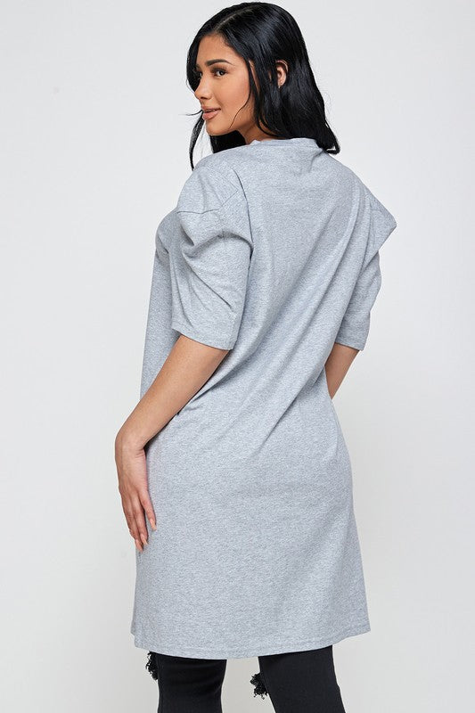 SOLID SHORT SLEEVE TOP