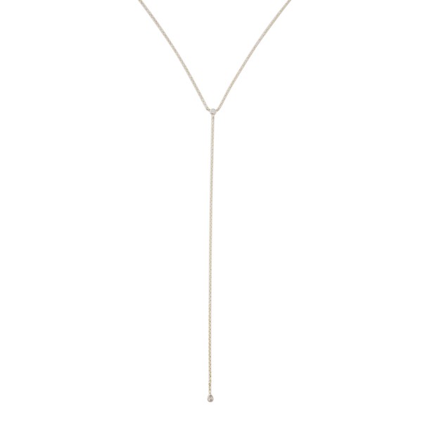 Crystal Lariat Necklace