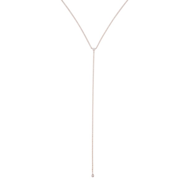 Crystal Lariat Necklace