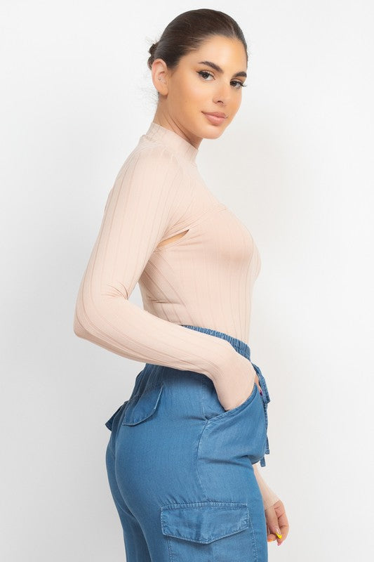 Long Sleeve Bodysuit With Shrug Top