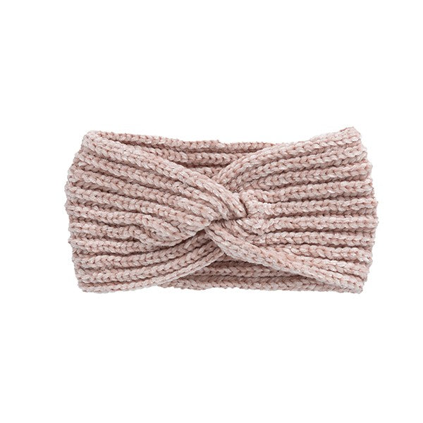 Knitted Bow Winter Head Band