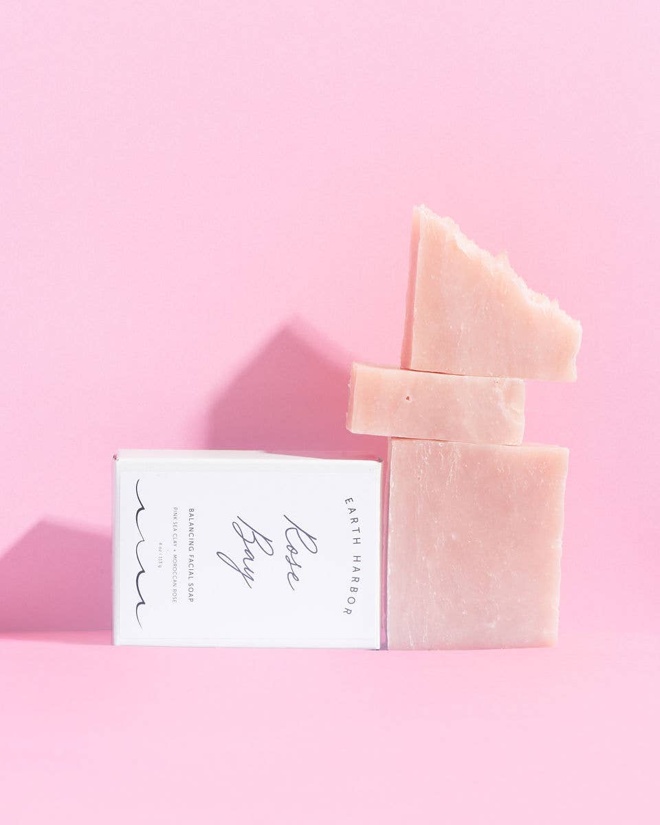Facial Soap: Pink Sea Clay + Rose