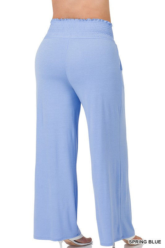 Plus Smocked Waistband Lounge Pants