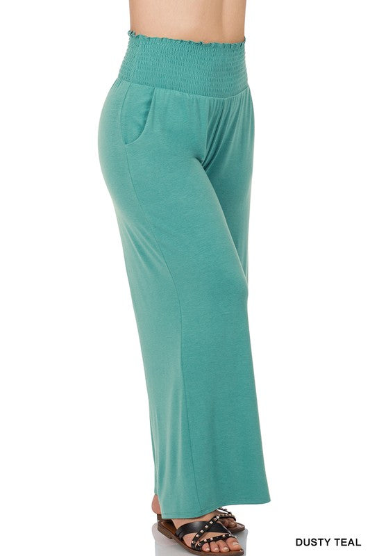 Plus Smocked Waistband Lounge Pants