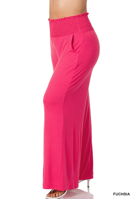 Plus Smocked Waistband Lounge Pants