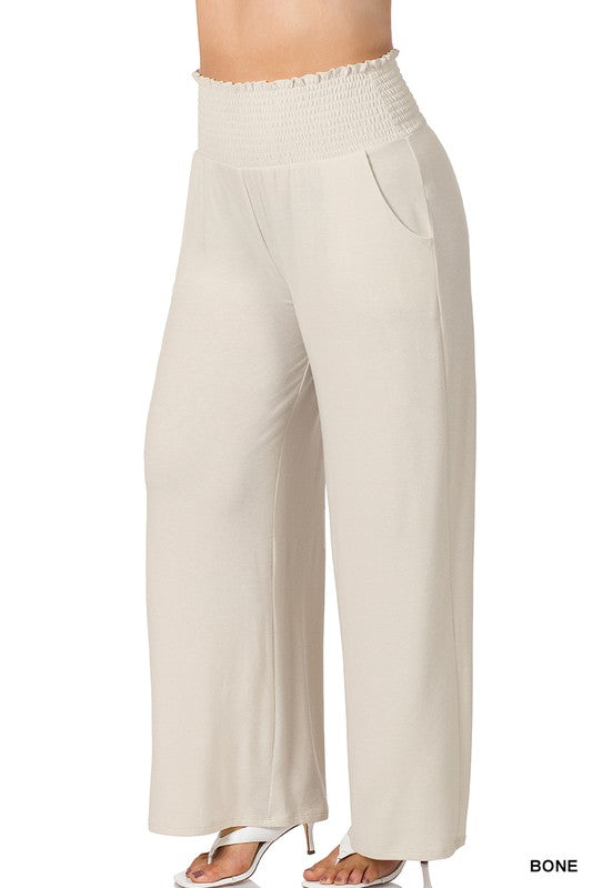 Plus Smocked Waistband Lounge Pants
