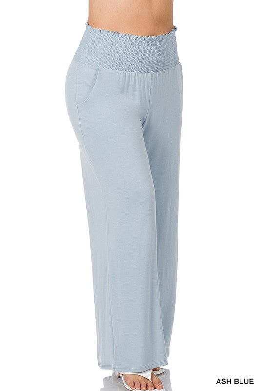 Plus Smocked Waistband Lounge Pants