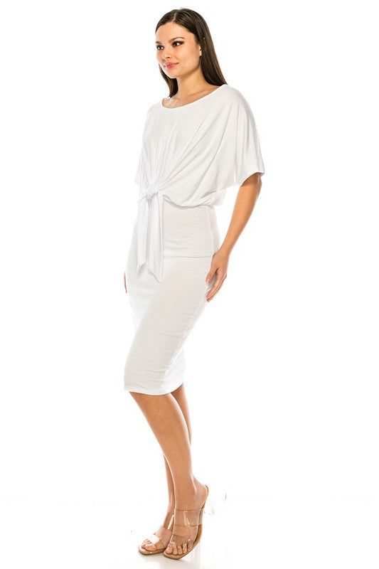 Front Knot Dress