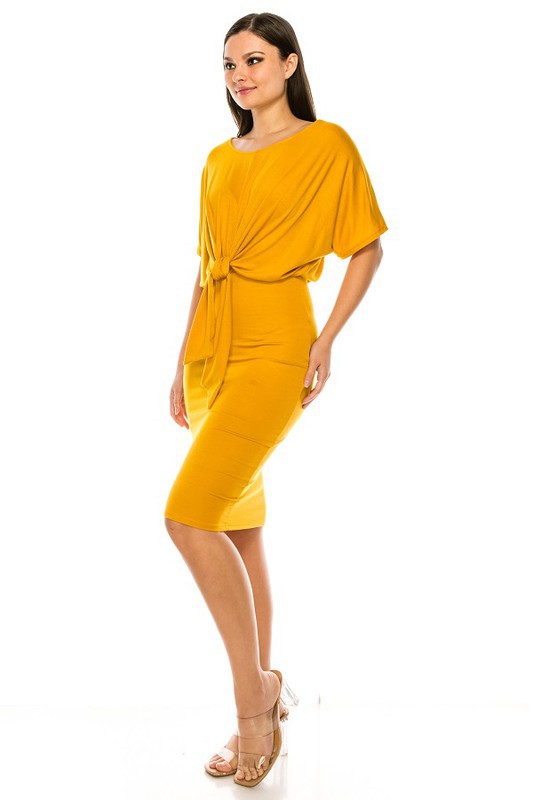 Front Knot Dress