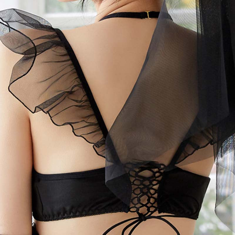 Uniform Lace Pure And Sweet Sexy Lingerie Set