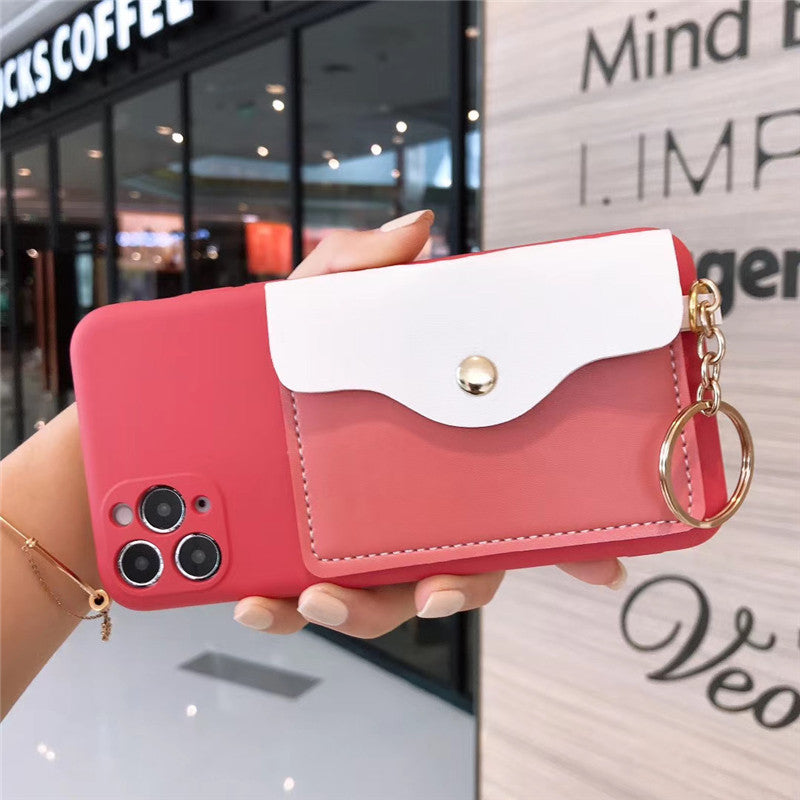 Cartoon Coin Purse Mobile Phone Case Messenger Lanyard