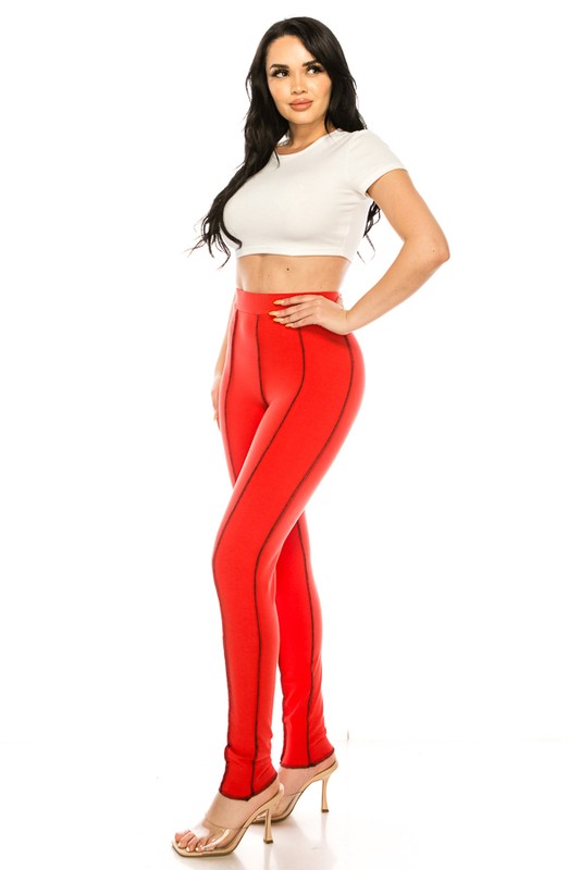 Cotton leggings Stripe