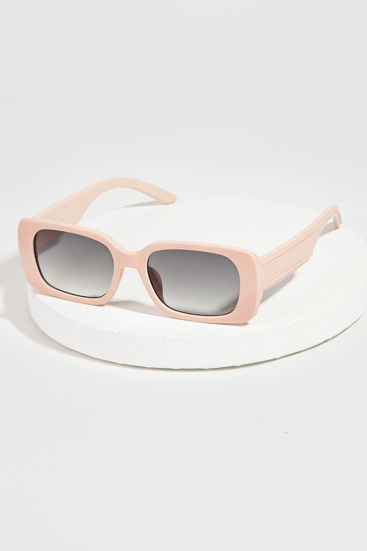 Rectangle Acetate Fashion Assorted Sunglasses