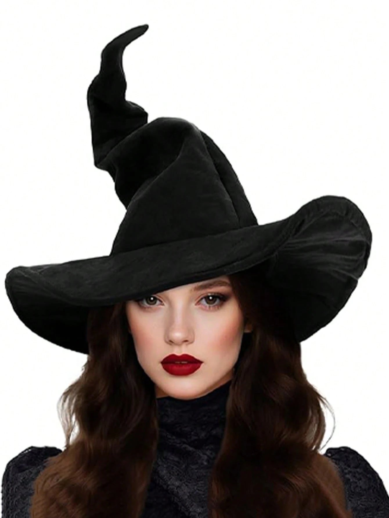 5PCS Large Witch Hat – Halloween Costume Accessory for Adults & Teens (38cm Height x 37cm Width)