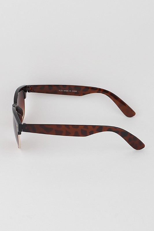Tinted Clubmaster Sunglasses