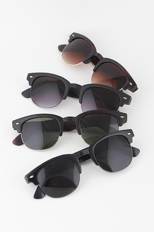 Tinted Clubmaster Sunglasses