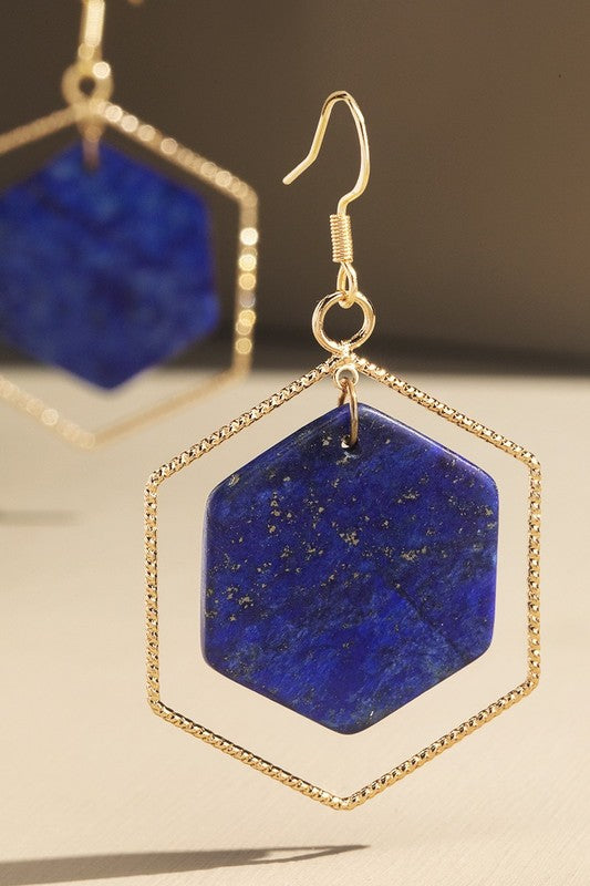 Natural Stone Earrings - EW1100