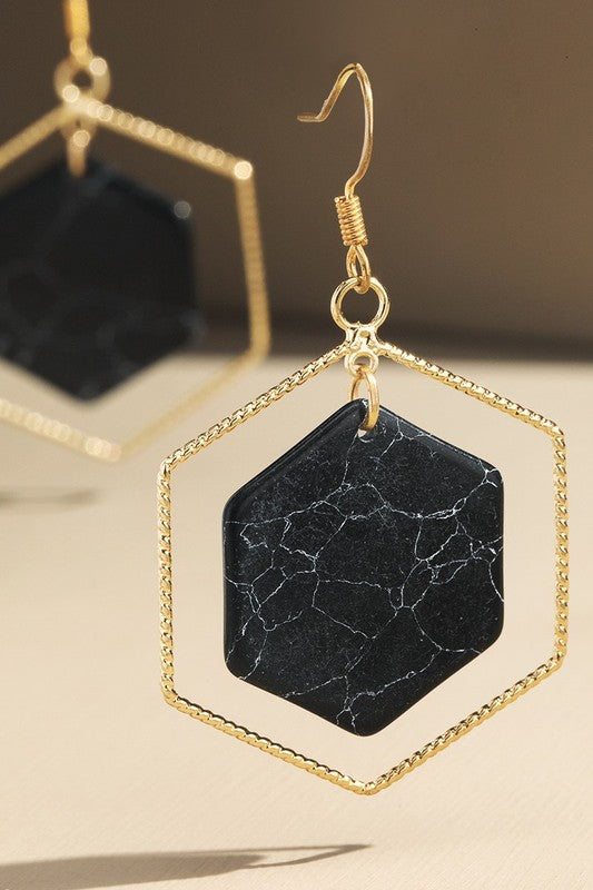 Natural Stone Earrings - EW1100