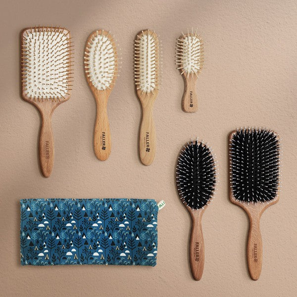 Morethan8 Faller Boar Bristle Cushion Brush