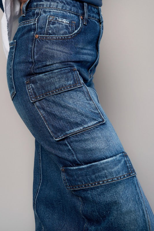 Cargo Pocket Long Skirt
