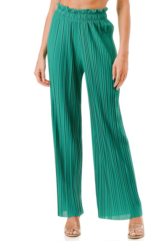 Pleated Pants