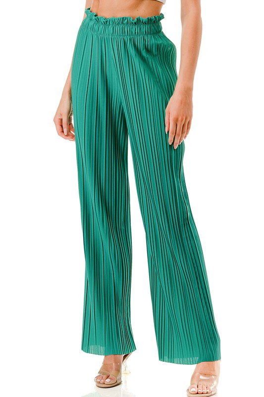 Pleated Pants