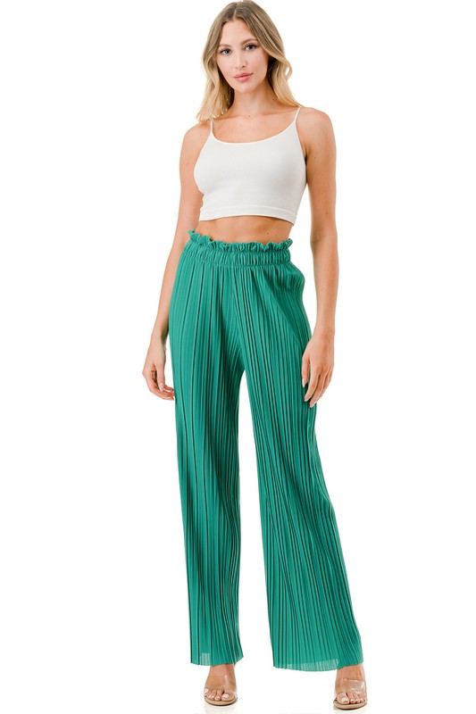 Pleated Pants