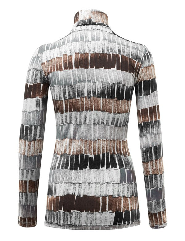 Women's Long Sleeve Cozy Turtleneck Top