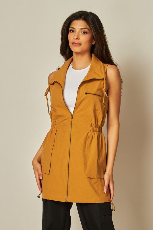Utility Cargo Vest Jacket