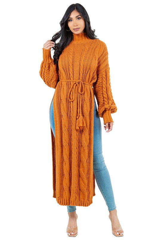 Women Fashion 2PCS Sweater Dress Set