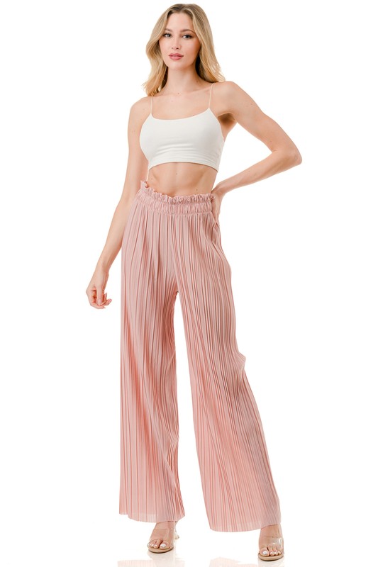Pleated Pants