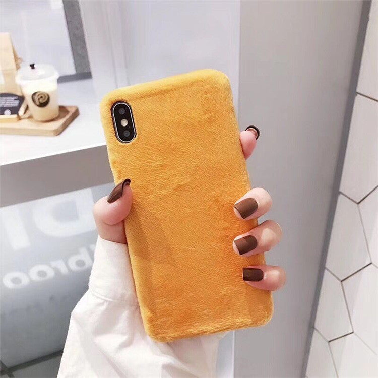 Plush coin purse phone case