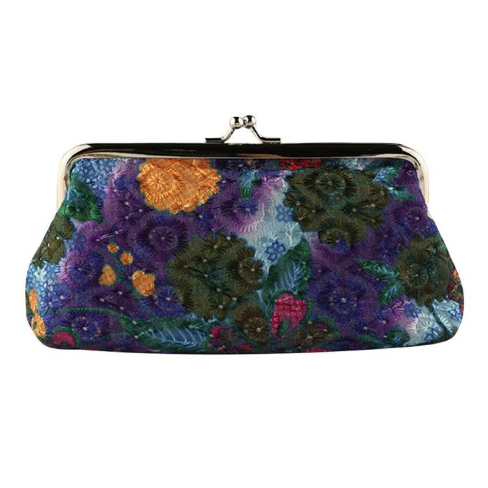 Vintage embroidered coin purse