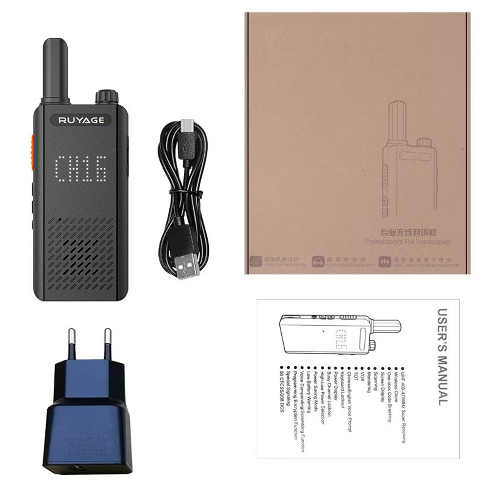 Ruyage Radio Analog Signal Walkie-Talkie(RY18)