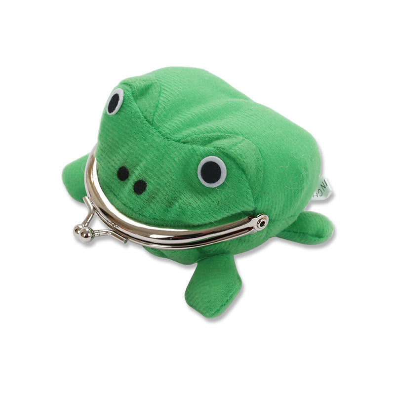 The Little Green Frog Made A Cute Coin Purse