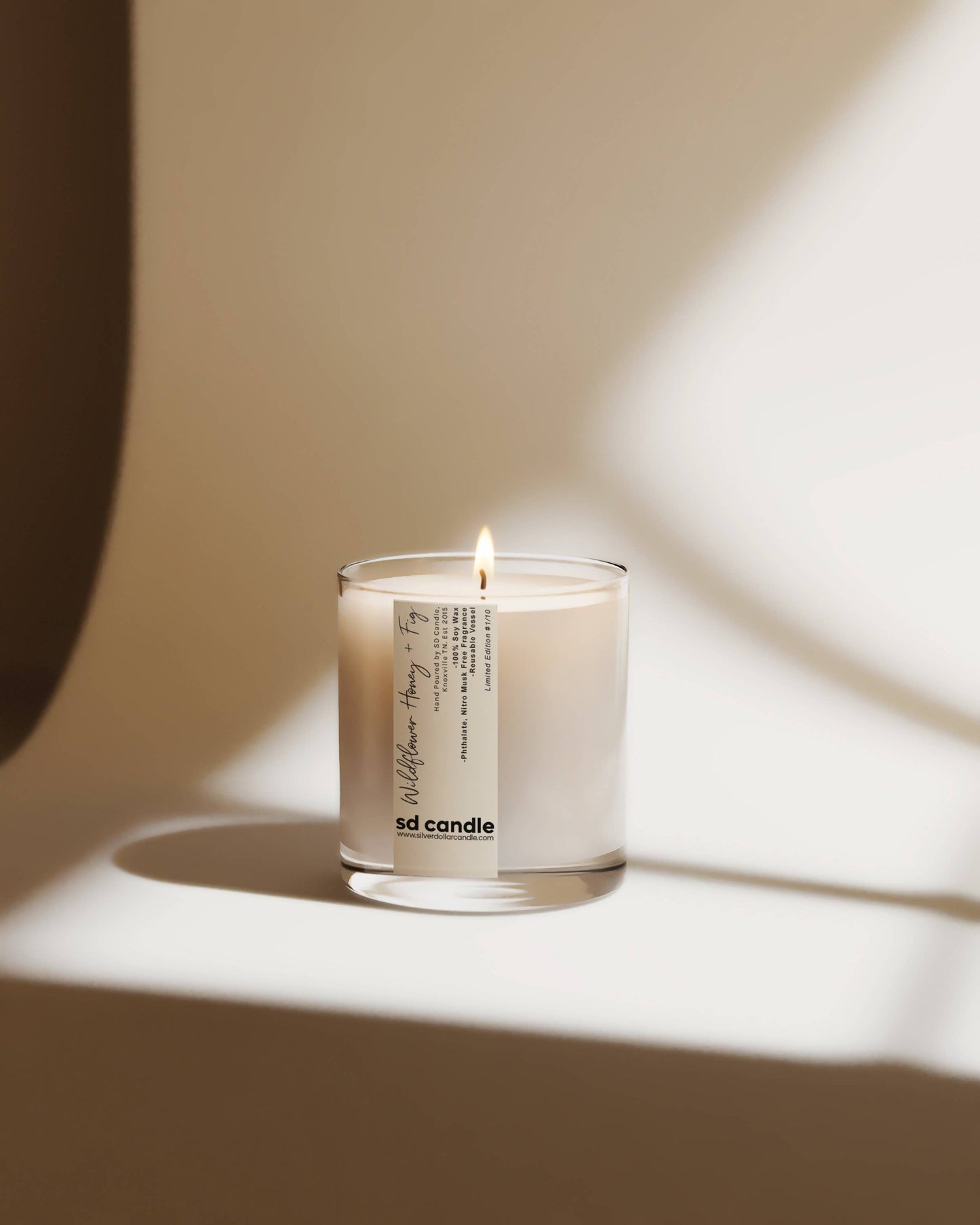 Wildflower Honey + Fig Scented Cotton Wick Candle 7oz