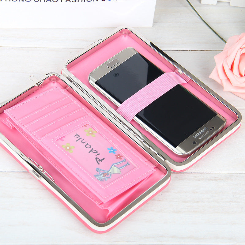 Baellerry feature phone ladies purse long pencil box purse one generation