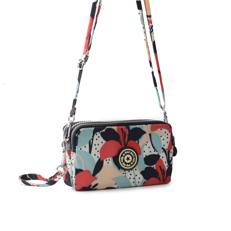 Cute All-match Mobile Phone Bag Female Messenger Korean Style Trendy Mini One-shoulder Coin Purse