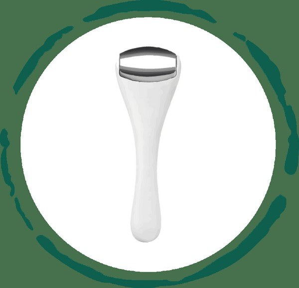 6-piece skincare accessories set including jade roller, ice roller, exfoliating glove, and more for a complete skincare routine