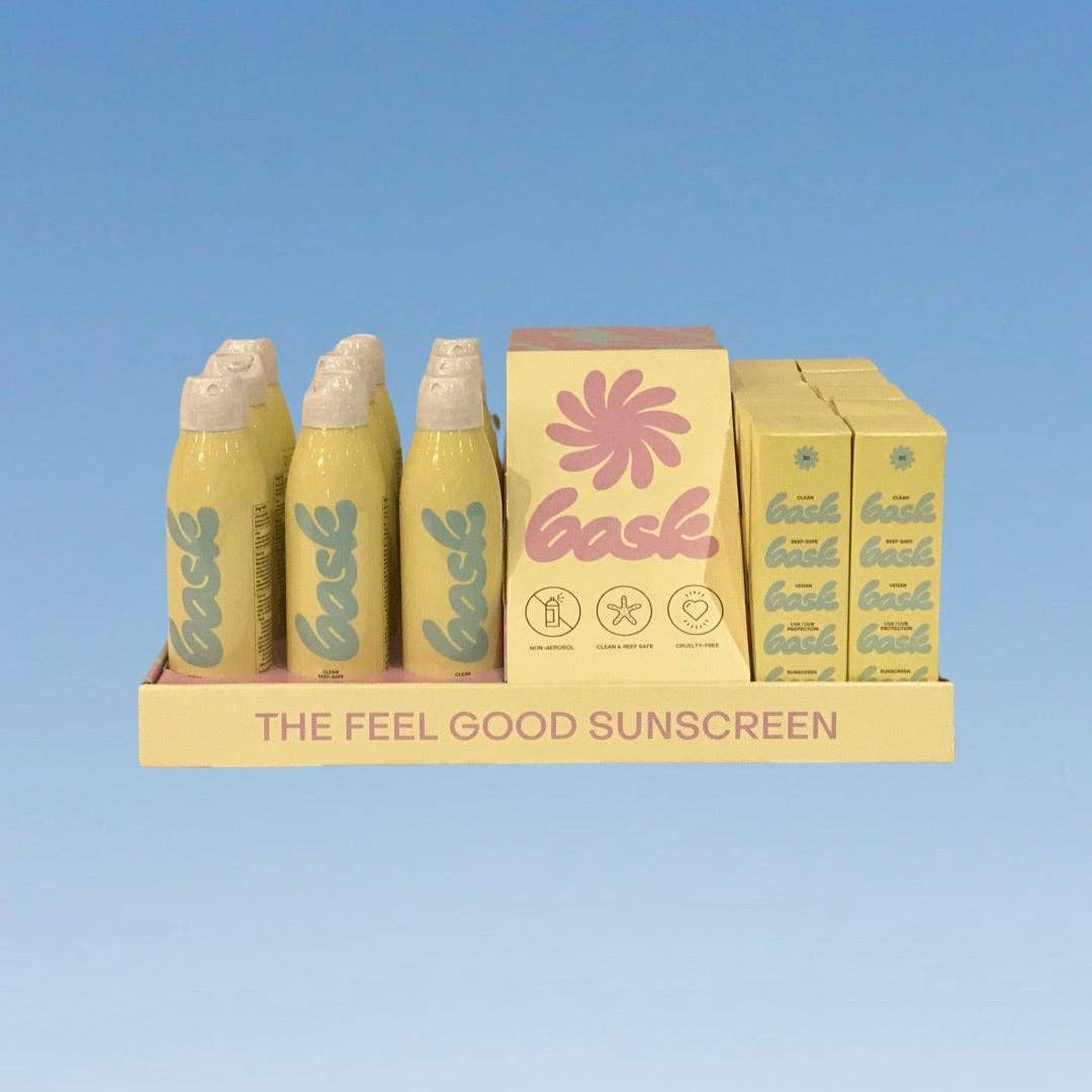Bask Sunscreen - Bask Sunscreen Display Case