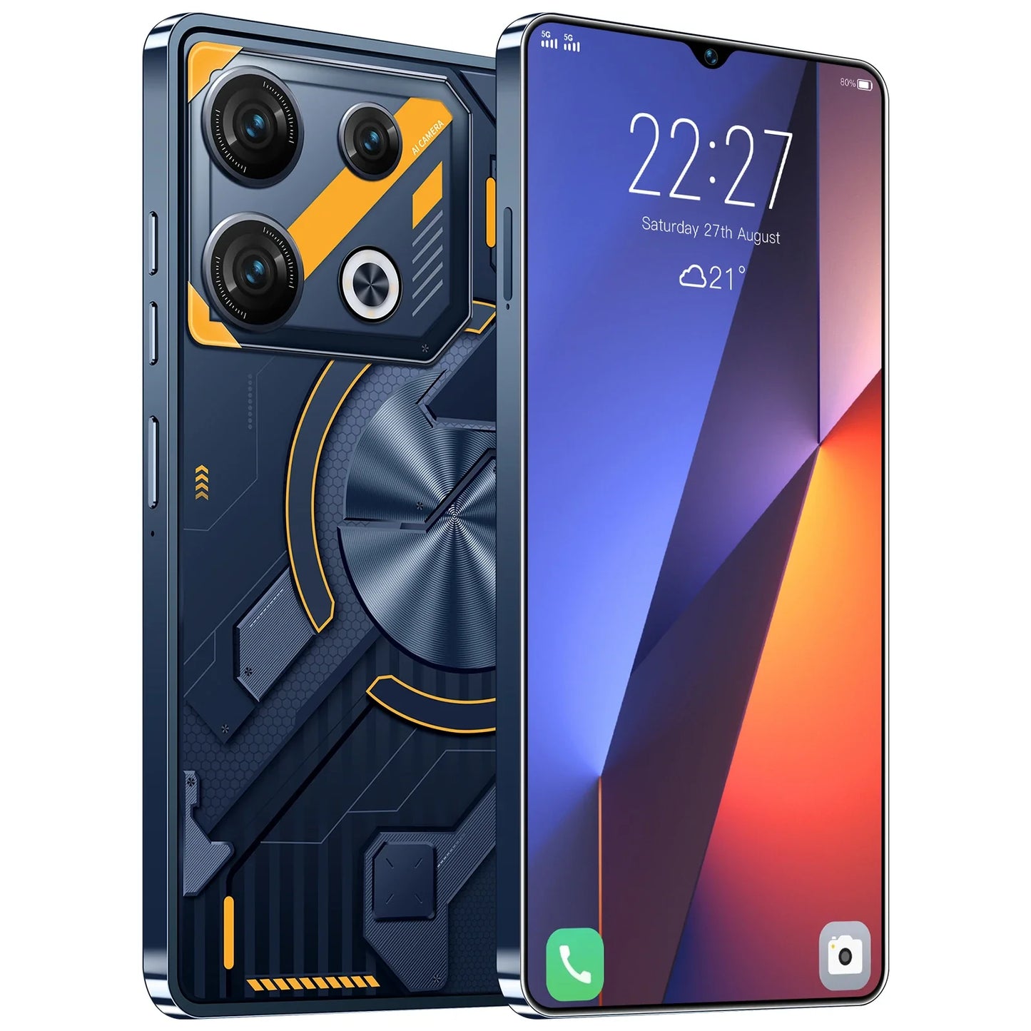 GT20 pro Original Smartphone 16 GB RAM 1 TB Storage 7.3-inch Full Screen 108 MP Camera Snapdragon 8 Gen3 Global 5G LTE Bands