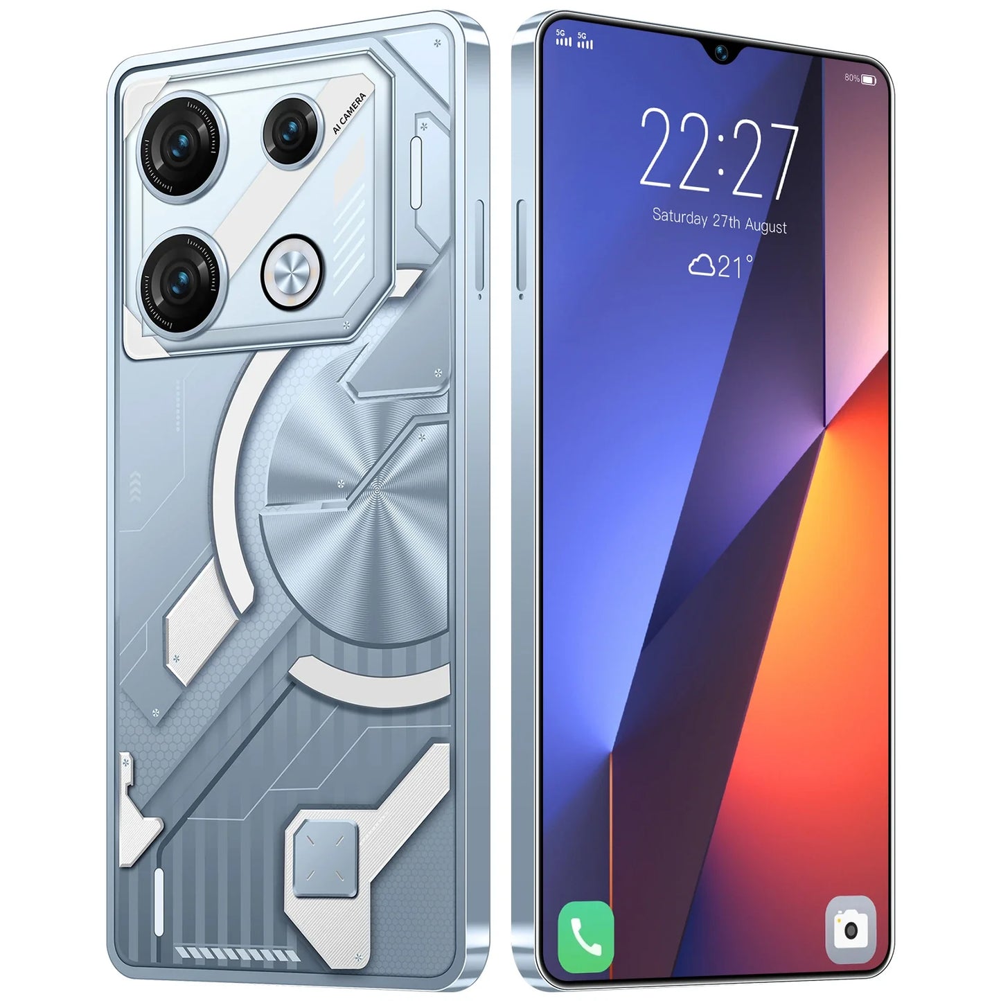 GT20 pro Original Smartphone 16 GB RAM 1 TB Storage 7.3-inch Full Screen 108 MP Camera Snapdragon 8 Gen3 Global 5G LTE Bands