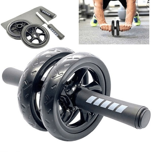 Take your ab training to the next level with the Ab Roller Wheel and Kneeling Pad combo. This compact, high-impact tool targets your entire core—abs, obliques, lower back, and even shoulders—while the padded base keeps your knees comfortable and stable. Whether you're a beginner or a beast, this roller delivers serious results.