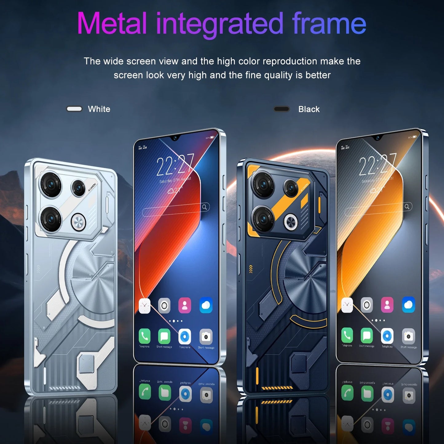 GT20 pro Original Smartphone 16 GB RAM 1 TB Storage 7.3-inch Full Screen 108 MP Camera Snapdragon 8 Gen3 Global 5G LTE Bands