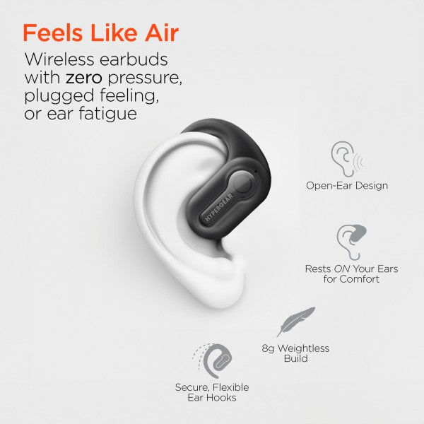 Open-ear AeroFlex 360 Earbuds side view