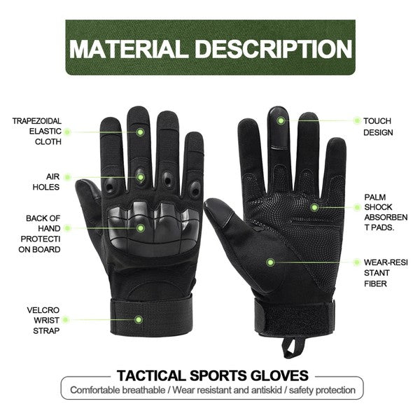 Stay in the action without missing a message. These Airsoft Gloves with Touchscreen Fingertip Capability are built for combat, training, and outdoor missions—while keeping you connected. With reinforced protection and smart tech integration, they deliver the perfect balance of durability, dexterity, and digital access.